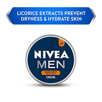 NIVEA Men Crème, Dark Spot Reduction, Non Greasy Moisturizer, Cream with UV Protect, 75 ml & NIVEA Lip Balm, Fruity Strawberry Shine, 4.8g