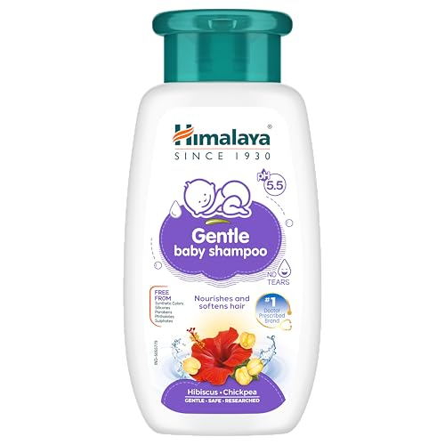 Himalaya Gentle Baby Shampoo 100ml | No Tears formula | Cleanses, softens and nourishes baby's  hair