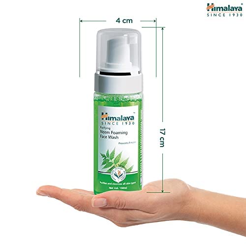 Himalaya Herbals Purifying Neem Foaming Face Wash, 150ml (Pack of 3)