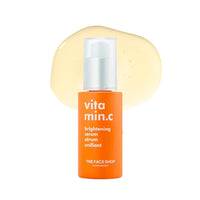 The Face Shop Vitamin C Brightening Face Serum 30ML– Glowing Complexion Booster with Niacinamide & B5 – Hydrating & Anti-Aging Serum for Dull Skin, Dark Spots, Scars