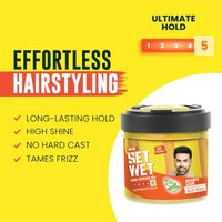 Set Wet Styling Hair Gel for Men - Sport Extreme, 250gm | Extreme Hold, High Shine |For Short to Medium Hair| No Alcohol, No Sulphate