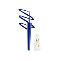 MyGlamm LIT Glossy Liquid Eyeliner-Blue Birthday-3.5ml