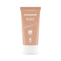 Mamaearth Glow Serum BB Cream with Vitamin C & Turmeric - 25 g | Long Lasting Natural Coverage | SPF 30 PA++ Sun Protection| Lightweight & Hydrating
