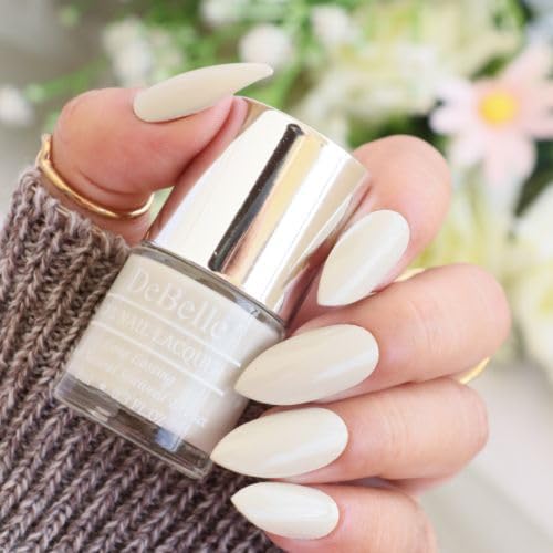 DeBelle Gel Glossy Finish Nail Polish Natural Blush, 8Ml - Enriched With Natural Seaweed Extract, Cruelty Free, Toxic Free