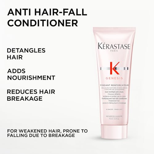 Kérastase, Genesis, Care Routine with Shampoo & Conditioner Trial Set for Fine and Brittle Hair, Against Hair Loss and Hair Breakage