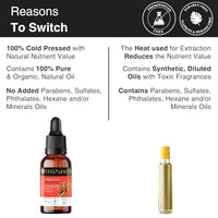 Soulflower Rosehip Oil for Wrinkles, Fine Lines, Scars, Stretch Marks, Under Eyes, and Curly Hair | 100% Pure, Organic, Cold-Pressed Seed Oil for Men & Women | 30ml