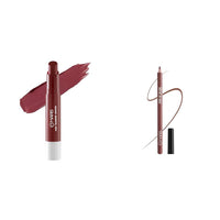 MARS Matte Super Stay Lipstick Lipstick for Women (2.6 gm) (13-DESTINY) Matte Lip Liner | One Swipe Smooth Application | Long Lasting Lip Pencil (1.4gm) (11-SPICED CRANBERRY)