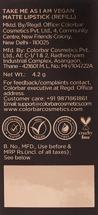 Colorbar Take Me As I Am Vegan Matte Refill Marked-[008]