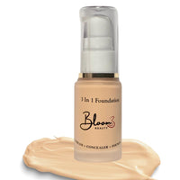 Bloom Beauty 3IN1 Foundation – Buttercream Glow | Lightweight Formula |Flawless Matte Finish