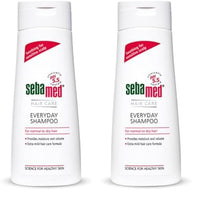 Sebamed Everyday Shampoo |pH 5.5|Soothing for sensitive scalp| Normal to Dry scalp | Dermatologically & clinically tested | 200ml (Pack of 2)