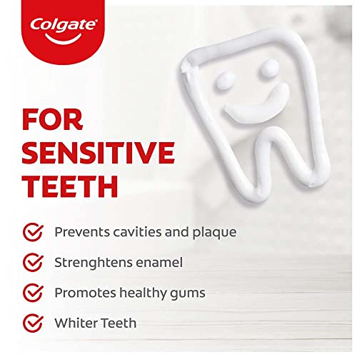 Colgate Sensitive Everyday Protection Toothpaste, Combo Pack Of 160g (80g X 2), Specifically Developed For Sensitive Teeth & Healthy Gums, Tooth paste For Prevention Of Cavities & Plaque
