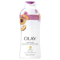 Olay Fresh Outlast Body Wash Peach & Cherry Blossom, 22 fl oz/650ml