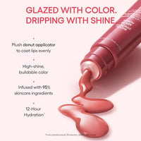 Laneige Glaze Craze Tinted Lip Serum | Plumping, Nourishing Hydration with Polypeptide and Ceramides | Lip Balm for Dry & Chapped Lips |Ultra Glamorous Shiny Lips | Blueberry Jelly (Vibrant Plum)-12g