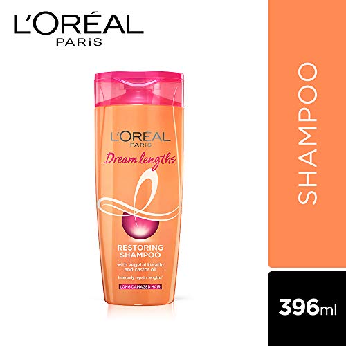 L'Oreal Paris Shampoo, Nourishes, Repair & Shine, For Long and Lifeless Hair, Dream Lengths, 340 ml