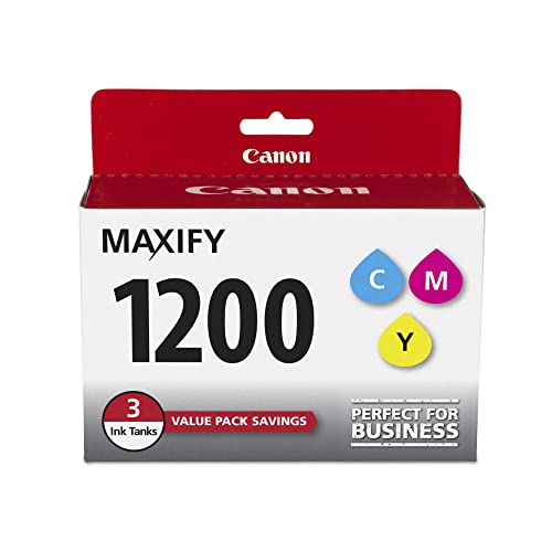 Canon MAXIFY PGI-1200 3Color Multi Pack Ink Compatible to MB2120, MB2720, B2020, MB2320, Cyan, Magenta, Yellow 3Color Ink