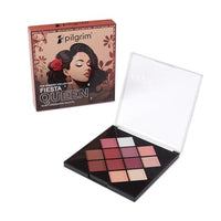 Pilgrim Eyeshadow Fiesta Queen 12-in-1 Highly Pigmented Shades For The Ultimate Glam | 24Gm