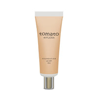 FLiCKA Tomato Liquid Foundation for Face Makeup 30ml | Light to Medium to Buildable Coverage | Moisturizing, Lightweight & Long Lasting | All Skin Types | 03 Caramel
