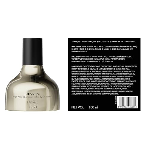 Nexxus Promend Resurrection Oil Hair Serum For Bond Repair, Frizz Reduction & Heat Protection 100ml | 11 X Strength | 72H Smoothness | Crafted with Precious Magnolia Essence