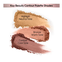 Kay Beauty Contour & Highlight Pro Palette - Contour Genius (15gm)