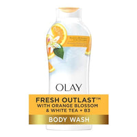 Olay Body Wash Fresh Outlast Orange Blossom & White Tea, 22 fl oz/650ml