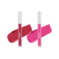 FLiCKA Tomato Liquid Matte Lipstick Transfer Proof, Smudge Proof, Non-Sticky, Creamy Lightweight Shade 3 & Shade 8 Combo