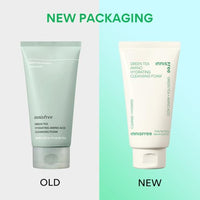 Innisfree Green Tea Hydrating Amino Acid Foam Cleanser 150g | Korean Face Wash with Green Tea Extract | Soft & Rich Amino foam | Dialy use cleanser for All Skin Types, Hydration & Moisturizing