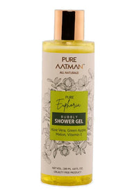 Pure Aatman Green Apple & Aloe vera Rejuvenating Body Wash For Women & Men,Deeply Nourishing Shower Gel, 200ml