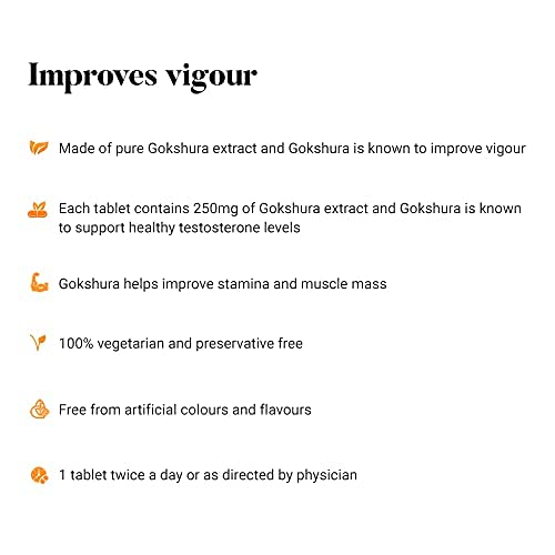 Himalaya Gokshure Men's Wellness Tablets Tribulusimproves Vigour Tablets 60 Count Wellness Pure Herbs Meshashringi Metabolic Wellness 60 Tablet