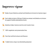 Himalaya Gokshure Men's Wellness Tablets Tribulusimproves Vigour Tablets 60 Count Wellness Pure Herbs Meshashringi Metabolic Wellness 60 Tablet