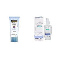 Neutrogena Ultra Sheer Dry Touch Sunblock SPF 50+ Sunscreen For Women And Men, 88ml and Neutrogena Oil-Free Facial Moisturiser SPF 15, 115ml