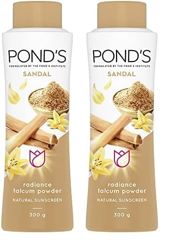 POND'S Sandal Radiance Talcum Powder, Pack of 600 g