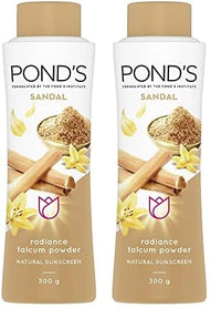 POND'S Sandal Radiance Talcum Powder, Pack of 600 g
