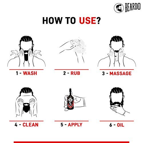 Beardo Ultimate Godfather Beard Combo | Godfather Beard Oil 30ml, Godfather Beard Wash 100ml | 2-Step Beard care set for Men | Gift For Men/Husband