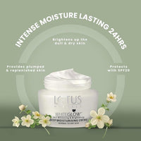 Lotus Herbals Whiteglow Skincare Set, Moisturising Cream 60g, Night Cream 60g, Serum 30ml
