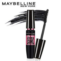 Maybelline New York Hypercurl Mascara, Curls Lashes, Highly Pigmented Colour, Long-lasting, Washable, Black 9.2ml (Pack of 2)