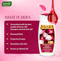 Vaadi Herbals Onion Shampoo for Hair Fall Control (110 ml)