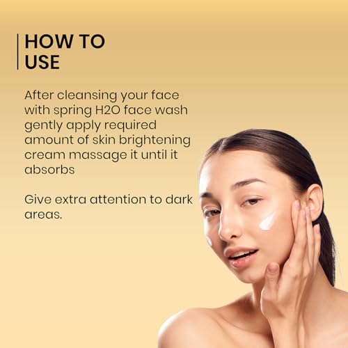 Spring H2O Glow Perfection Skin Brightening Cream | Hydrating & Even Tone Face Moisturizer | Reduces Dark Spots & Dullness | For All Skin Types – 50ml