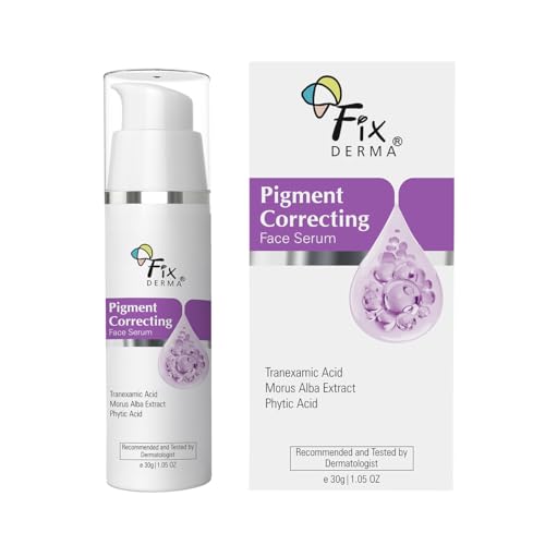 Fixderma Tranexamic Acid Serum, Pigment Correcting Serum | Face Serum for Melasma, Hyperpigmentation & Acne Spots | Acne Serum | Face Serum for Men & Women - 15g
