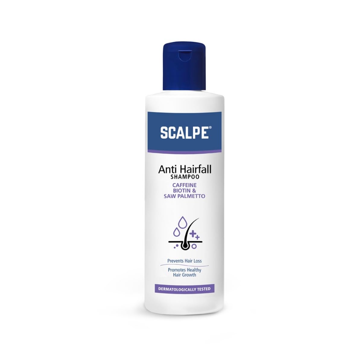 Scalpe Anti Hairfall Shampoo | Prevents hair fall and thinning |Promotes healthy hair | Paraben free shampoo | Best for men and women | 200 ml