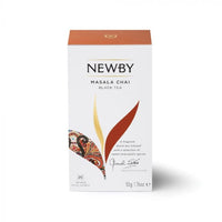 Newby Masala Chai | 25 Tea Bags | Black Tea Enriched With Cardamom, Cinnamon, Black Pepper, Clove, Ginger, Aniseed | 50 gms