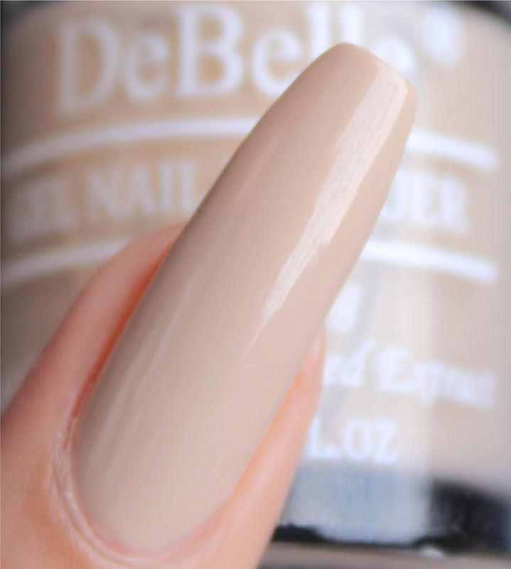 DeBelle Creme Finish Gel Nail Polish Victorian Beige (Beige), 8 Ml-Enriched With Natural Seaweed Extract, Cruelty Free, Toxic Free