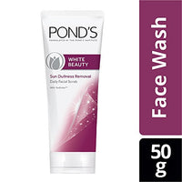 POND'S Bright Beauty Face Scrub, Deep Clean But Mild On Skin, Exfoliate, Remove Blackheads & Sun Tan, Gel Scrub, Bright Glowing Skin, 50 g