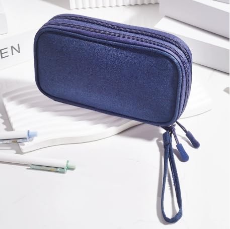 Digital accessory organizer bag, portable double - layer waterproof, suitable for a variety of digital accessories travel universal storage, business travel gadget bag