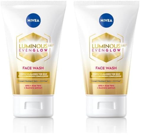 NIVEA Luminous Even Glow Face Wash 100ml (Pack of 2)