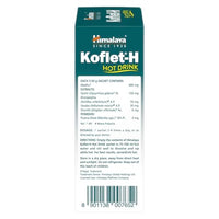Himalaya Koflet-H Hot Drink | Ginger Flavor | Pack of 10 Sachets | Relief from Cough and Cold Symptoms | Contains Honey | Has Goodness of Herbs