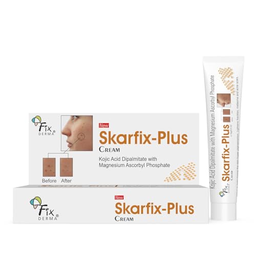 Fixderma 2% Kojic Acid + 1% Arbutin Skarfix-Plus Scar Removal Cream | Hyperpigmentation Removal Cream and Acne Scars Removal Cream | Helps to Reduce Melasma- 15 g