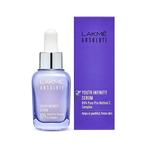 Lakmé Absolute Youth Infinity Skin Sculpting Face Serum with Niacinamide, Collagen Booster and Vitamin A for Anti-Ageing, Bright & firm Skin,30ml, (23049)