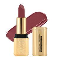 Beauty Berry Bold Babe Non-Transfer Matte Lipstick | Highly Pigmented, Lightweight, Smudge Proof & Waterproof Lipstick | Single Swipe Application, Long Lasting Lipstick for Women (Royal Rust Mehroon)