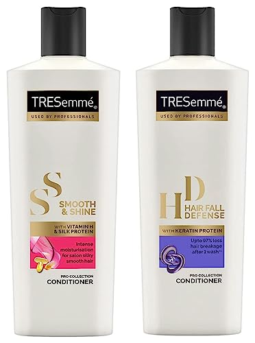 Tresemme Smooth And Shine Conditioner, 190Ml And Hair Fall Defense Conditioner, 190Ml