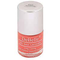 Debelle Gel Nail Polish Peach Pannacotta (Creamy Peach Nail Paint)|Non Uv - Glossy Finish |Chip Resistant | Seaweed Enriched Formula| Long Lasting|Cruelty And Toxic Free| 8Ml